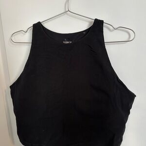 Black sports bra tank